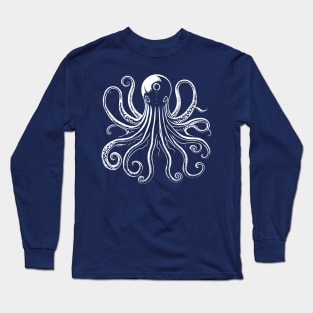 White octopus Long Sleeve T-Shirt